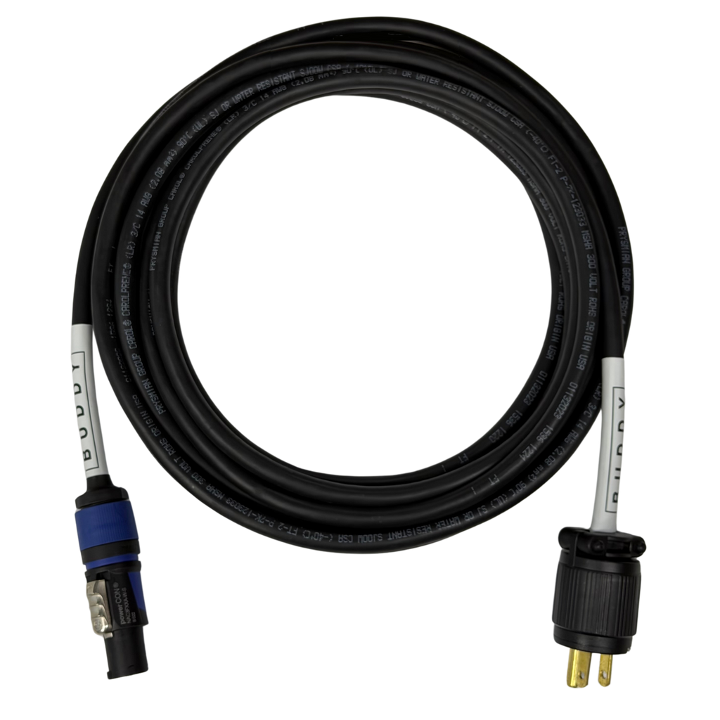 PowerCon to Edison AC Power Cable